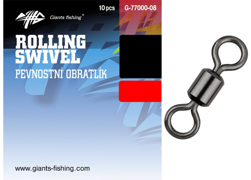 Giants Fishing Pevnostný obratlík Rolling Swivel 10ks