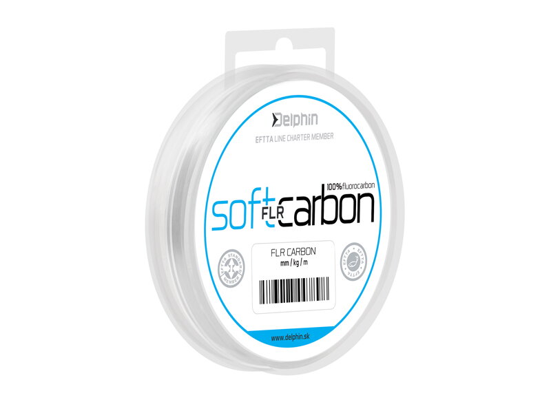 Delphin SOFT FLR CARBON - 100% fluorokarbón transp. - 0,309mm 6,55kg 20m